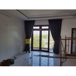 Rèm gấm bóng 1 mặt
