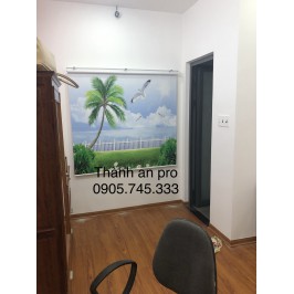 RÈM CUỐN TRANH 3D CT8